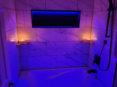 Bathtub Mood Lighting Installation