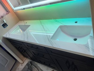 Vanity Mirror Lighting Installation